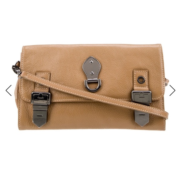 Mulberry Handbags - Mulberry Leather Crossbody in tan.